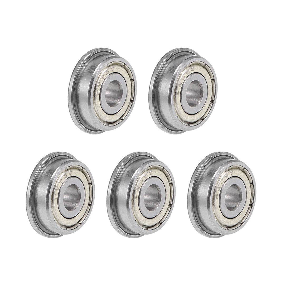 uxcell Uxcell Flange Deep Groove Ball Bearings Double Shielded Chrome Steel