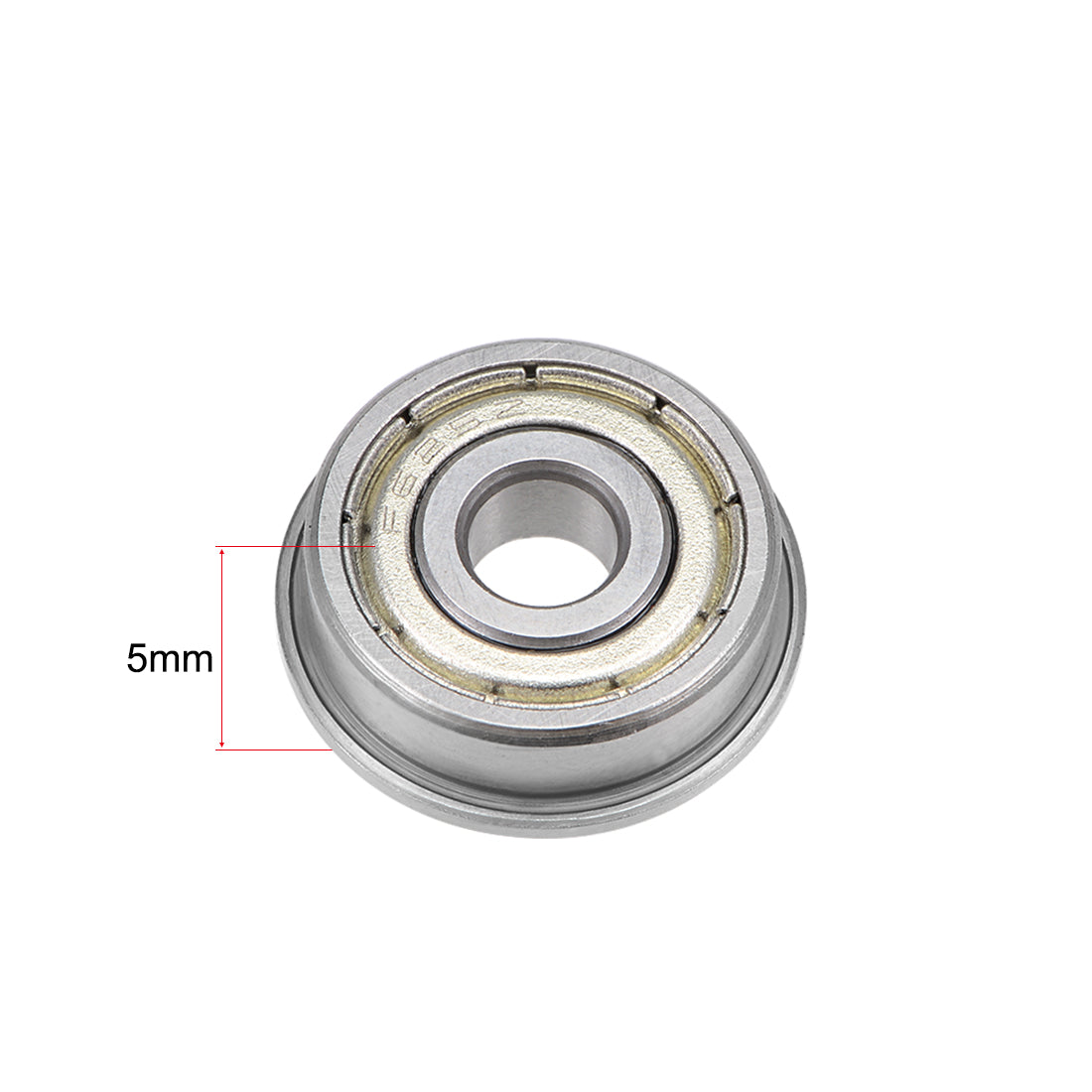 uxcell Uxcell Flange Deep Groove Ball Bearings Double Shielded Chrome Steel