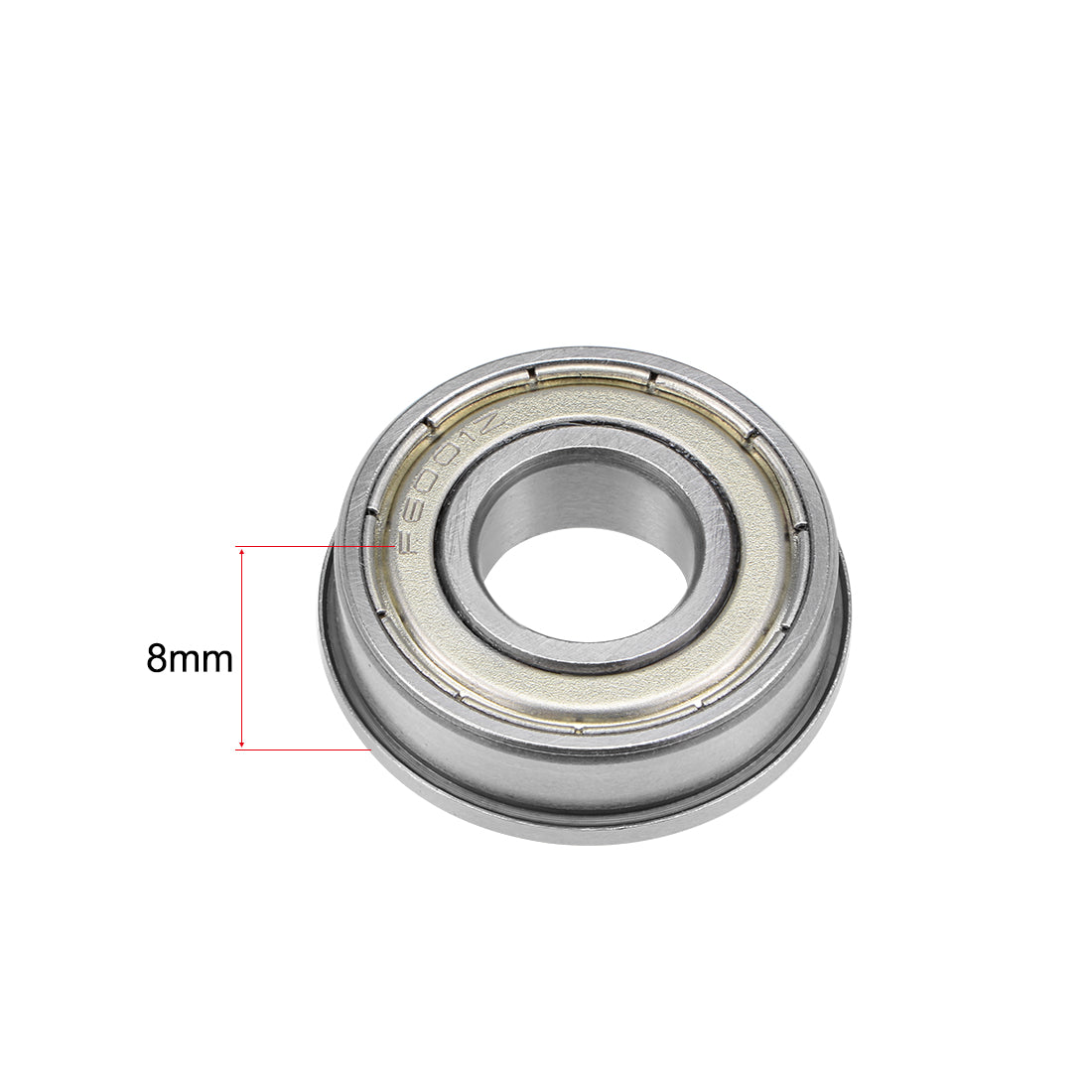 uxcell Uxcell Flange Deep Groove Ball Bearings Double Shield Chrome Steel