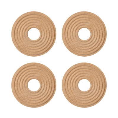 Harfington Uxcell 4pcs 4" x 1" Speaker Repair Spider Subwoofer Bass Loudspeaker Replacement Spider