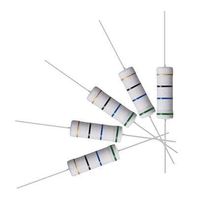 uxcell Uxcell 10Pcs 5W 5 Watt Metal Oxide Film Resistor Lead 56 Ohm ±5% Tolerance