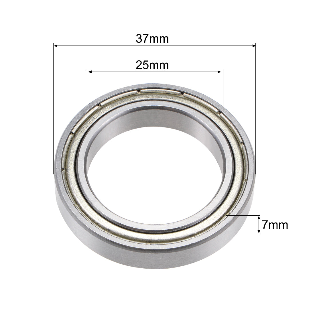 uxcell Uxcell Deep Groove Ball Bearings Thin Section Double Shield Chrome Steel