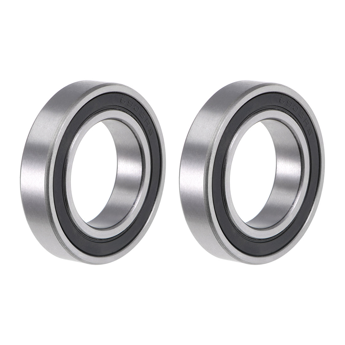 uxcell Uxcell Deep Groove Ball Bearing Double Seal Chrome Steel P0 Z1 Metric Bearings