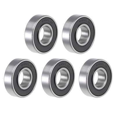 Harfington Uxcell Deep Groove Ball Bearing Double Sealed ABEC-3 Z1 Bearing