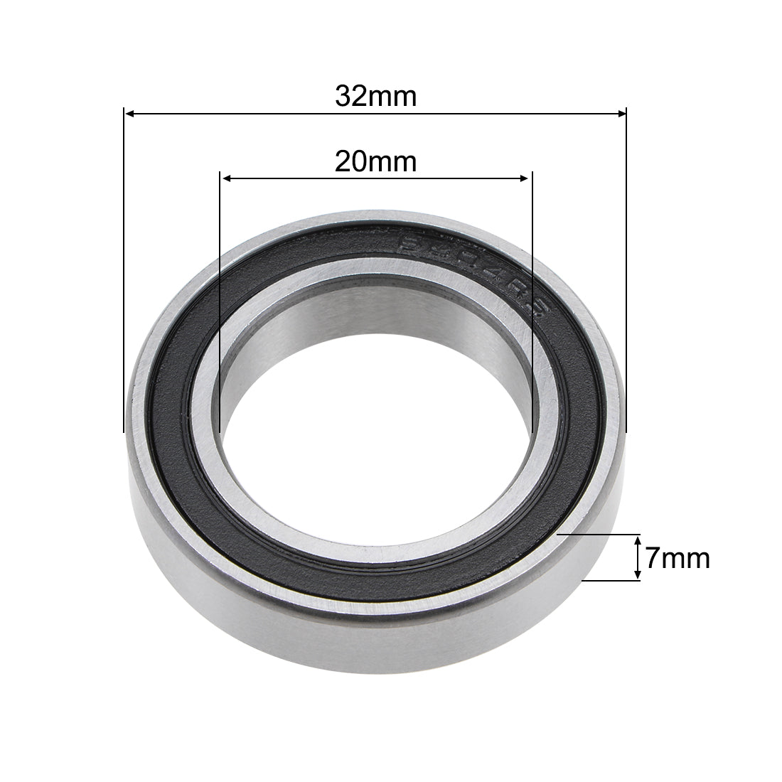 uxcell Uxcell Deep Groove Ball Bearings Thin Section Double Sealed Chrome Steel Z1