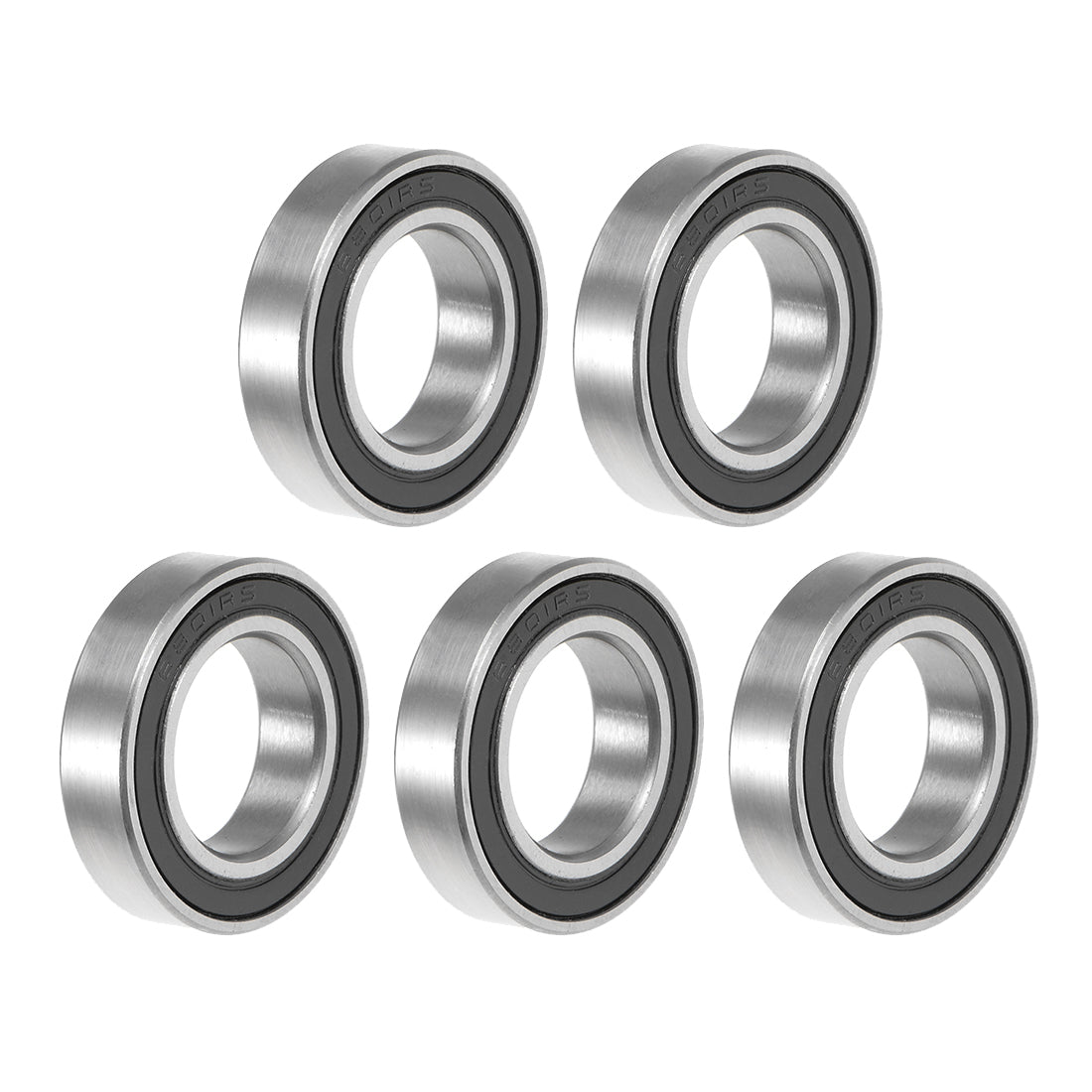 uxcell Uxcell Deep Groove Ball Bearings Thin Section Double Sealed Chrome Steel Bearings