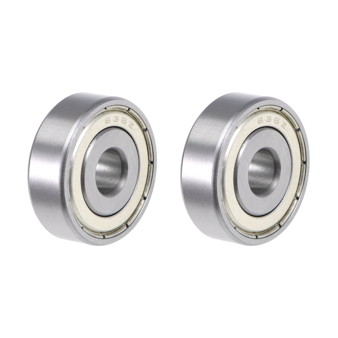 uxcell Uxcell Deep Groove Ball Bearings Metric Double Shielded Chrome Steel ABEC3 Z1