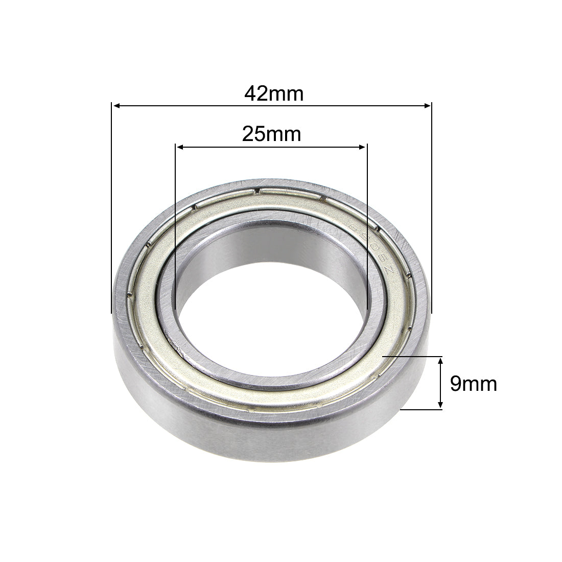 uxcell Uxcell Deep Groove Ball Bearing Double Shielded Chrome Metric Bearings P0 Z1