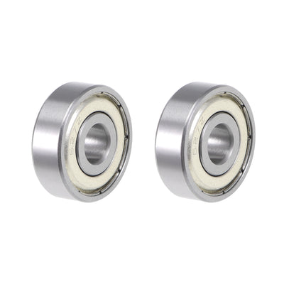 Harfington Uxcell Deep Groove Ball Bearings Metric Double Shielded Chrome Steel ABEC3 Z1