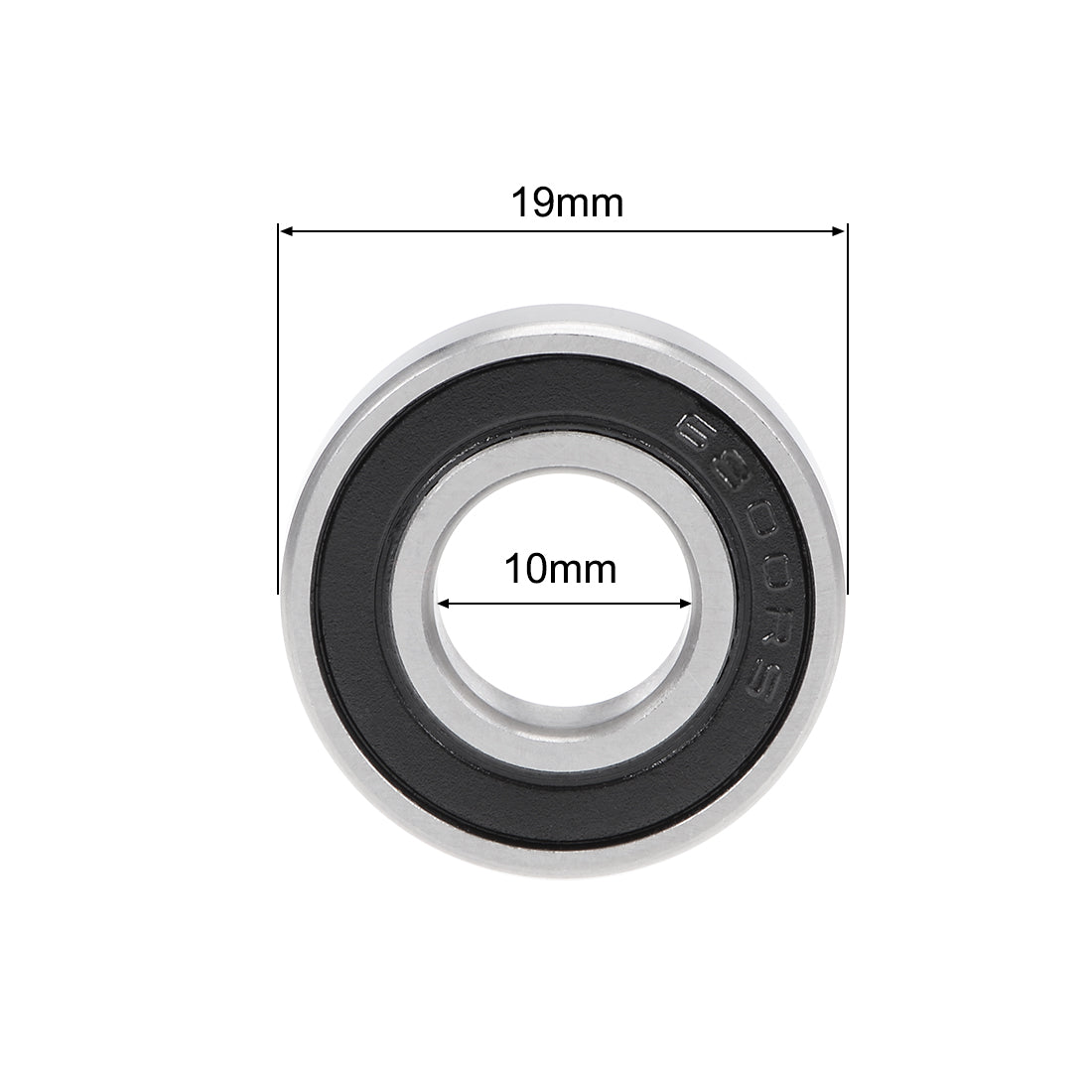 uxcell Uxcell Deep Groove Ball Bearings Thin Section Double Seal Chrome Steel ABEC3