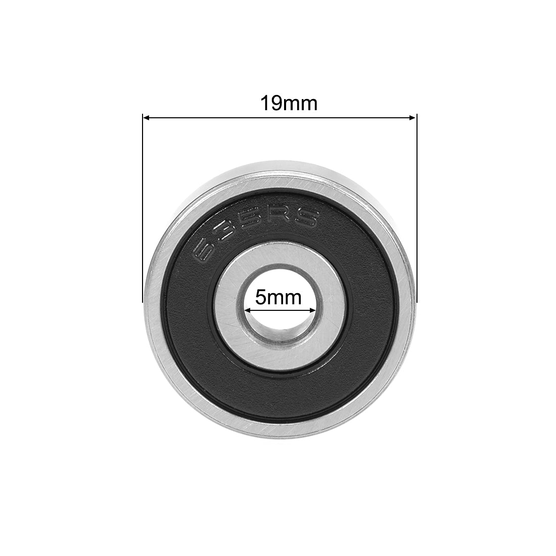 uxcell Uxcell Deep Groove Ball Bearing Double Sealed P6 Z1 Bearings