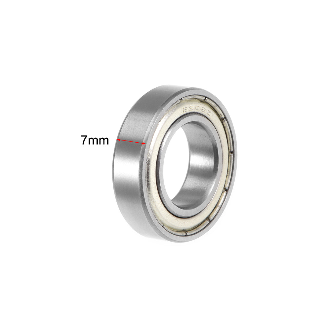 uxcell Uxcell Deep Groove Ball Bearings Metric Double Shielded Chrome Steel ABEC3 Z1