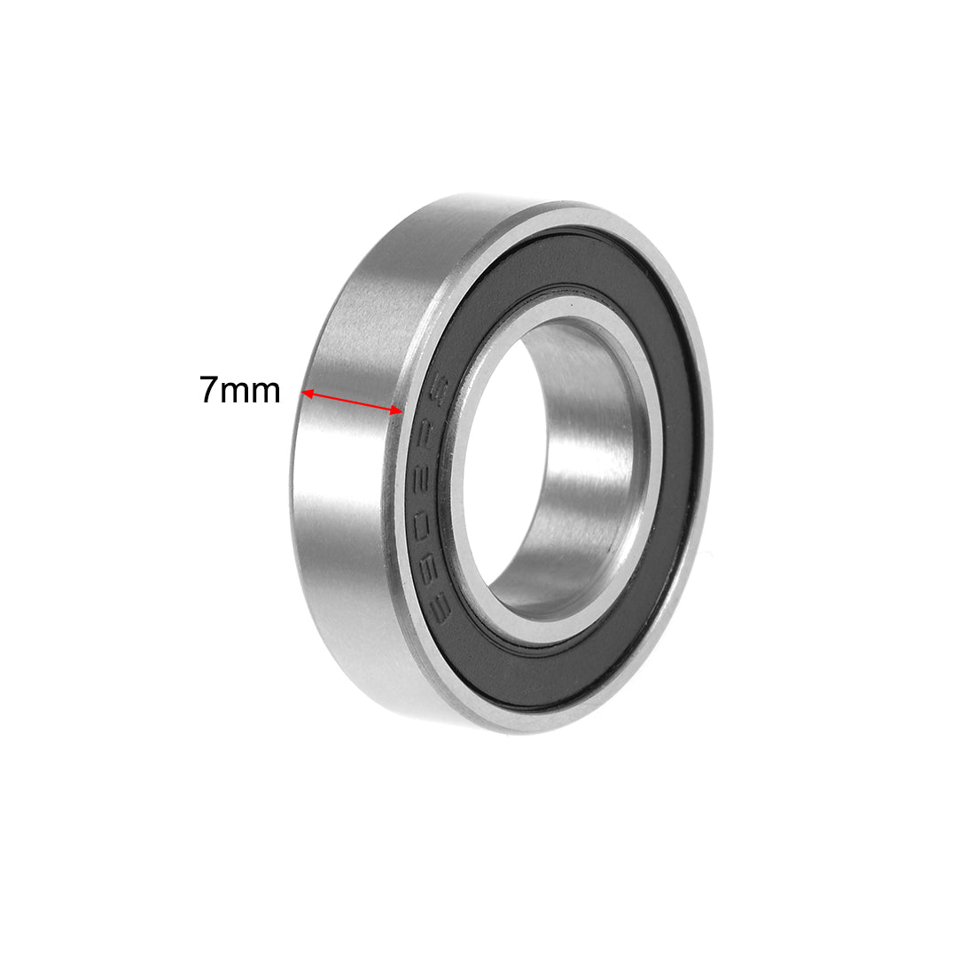 uxcell Uxcell Deep Groove Ball Bearings Metric Double Sealed Chrome Steel ABEC-3 Z1