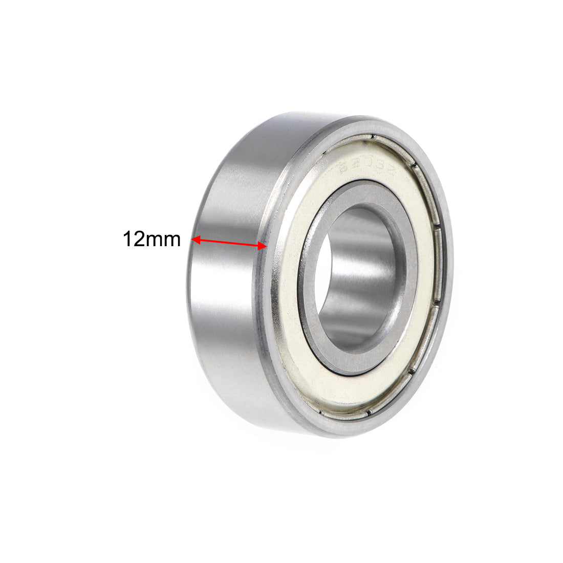 uxcell Uxcell Deep Groove Ball Bearings Metric Double Shielded Chrome Steel ABEC-3 Z1