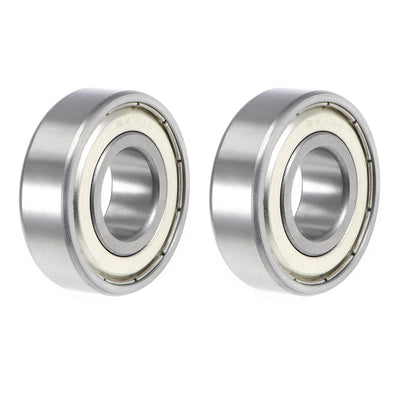 Harfington Uxcell Deep Groove Ball Bearings Metric Double Shielded Chrome Steel ABEC3 Z1