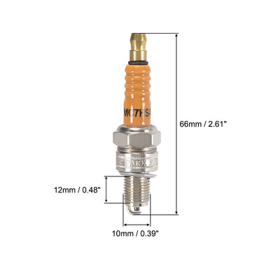 Harfington Uxcell 3Stk. MC7HSA Zündkerze für chinesisch 50cc 70cc 90cc 100cc 110cc Geländemotorrad