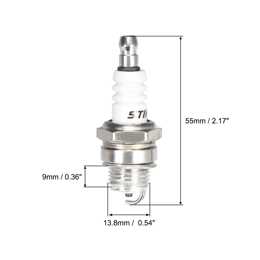 uxcell Uxcell BM6A Spark Plug for M7 / L7T / CJ8 / 1560 Spark Plug Replacement, 5pcs