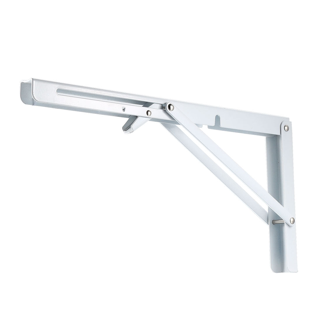 uxcell Uxcell 2 Stk. Klappbar Halterung Regal Tisch Schreibtisch Wandhalter Lang Auslösearm 16" 400mm