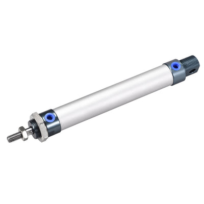 Harfington Uxcell Pneumatic Air Cylinder, 20mm Bore Stoke M8,Single Rod Double Action