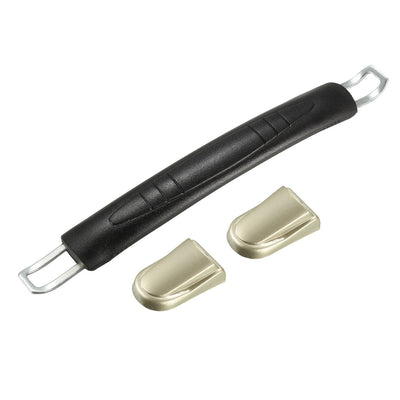 Harfington Uxcell Luggage Handle, 203mm Length Strap Grip Replacements for Suitcase Case Black