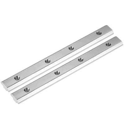 uxcell Uxcell Straight Line Connector, 7 Inch Joint Bracket for 4040 Series T Slot 8mm Aluminum Extrusion Profile, 2 Pcs