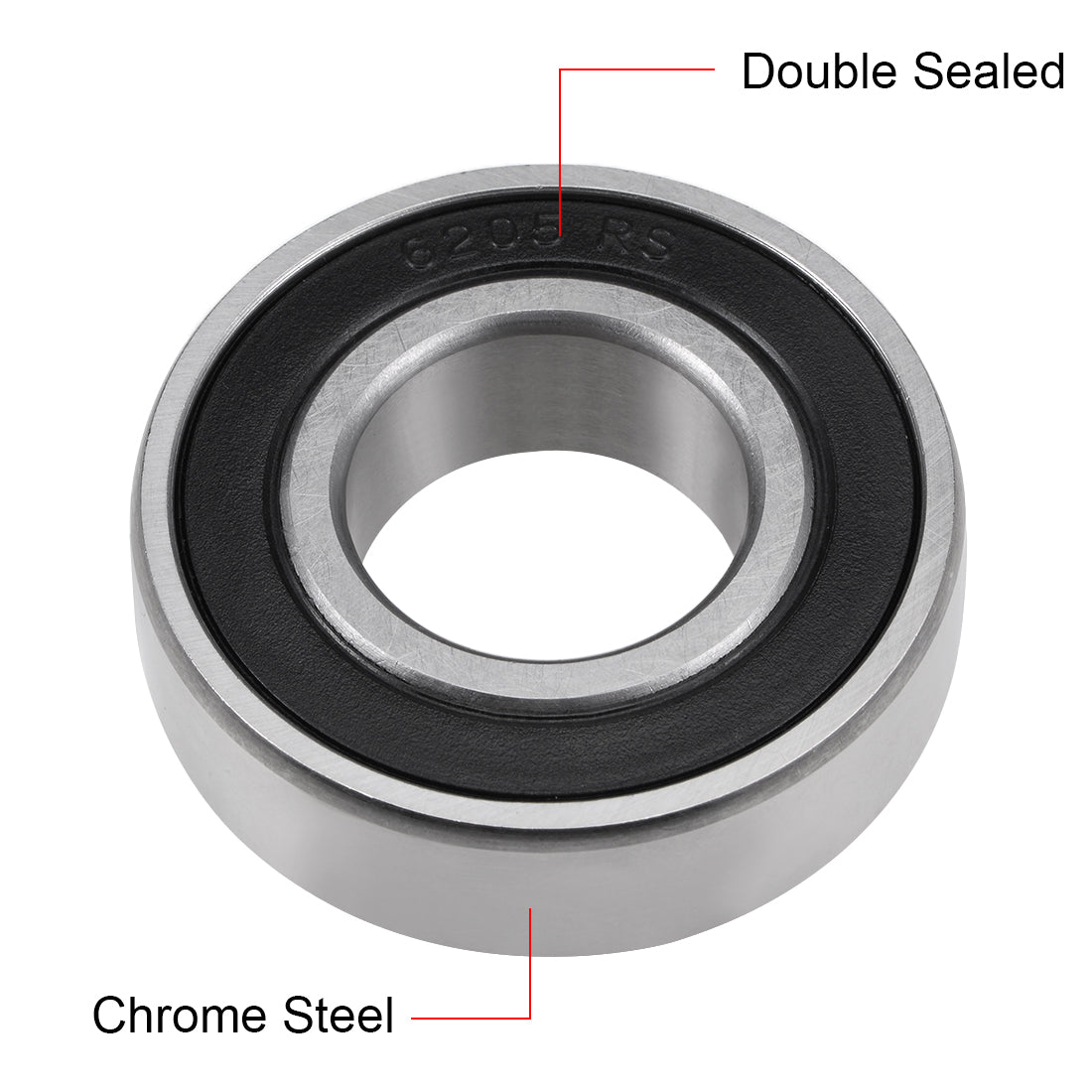 uxcell Uxcell Deep Groove Ball Bearing Double Sealed ABEC-3 Z1 Bearing