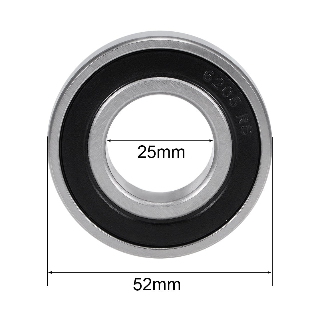 uxcell Uxcell Deep Groove Ball Bearing Double Sealed ABEC-3 Z1 Bearing