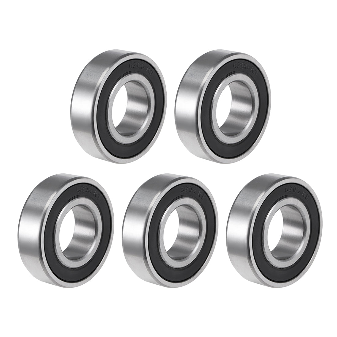 uxcell Uxcell Deep Groove Ball Bearing Double Sealed ABEC-3 Z1 Bearing