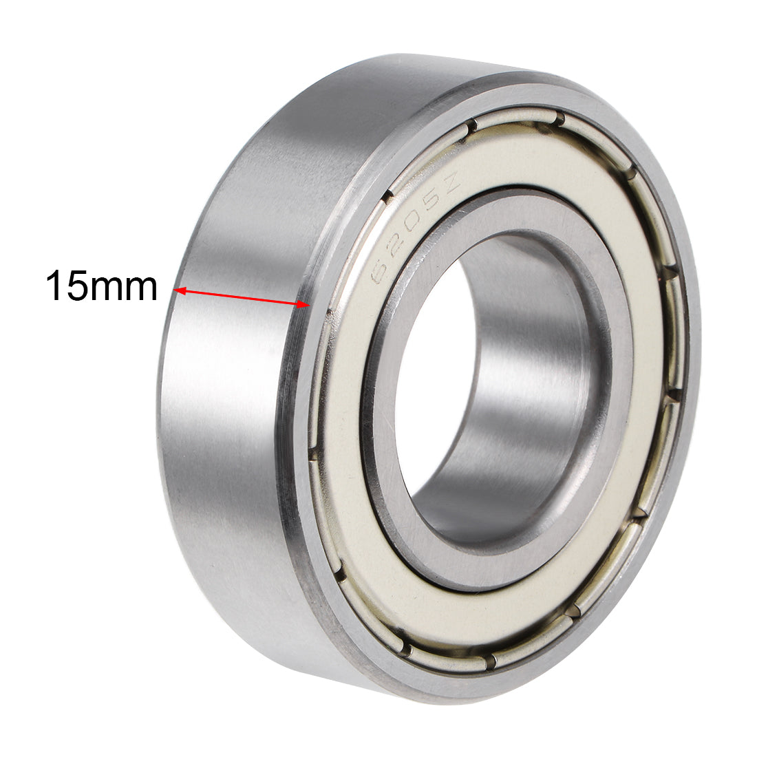 uxcell Uxcell Deep Groove Ball Bearings Metric Double Shielded Chrome Steel ABEC-3 Z1