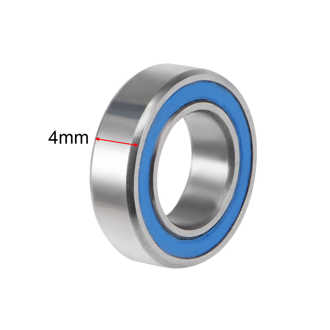 uxcell Uxcell Ball Bearing Double Sealed ABEC-3 Bearings Blue Cover