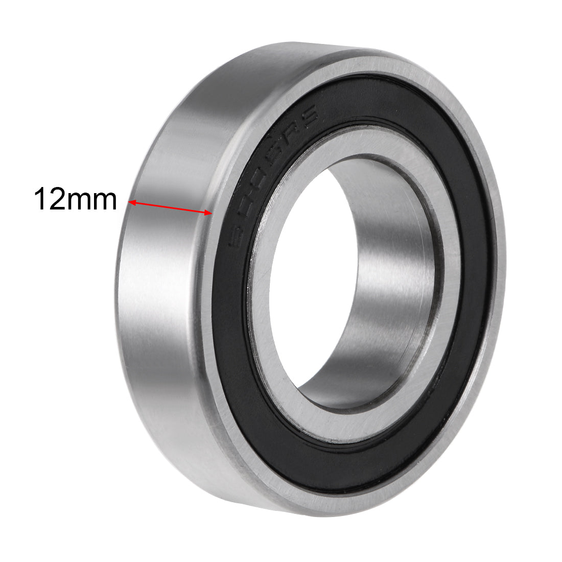 uxcell Uxcell Deep Groove Ball Bearings Metric Double Sealed Chrome Steel ABEC-3 Z1