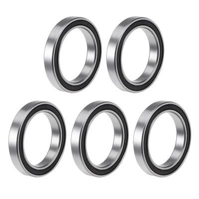 Harfington Uxcell Deep Groove Ball Bearings Thin Section Double Seal Chrome Steel ABEC3