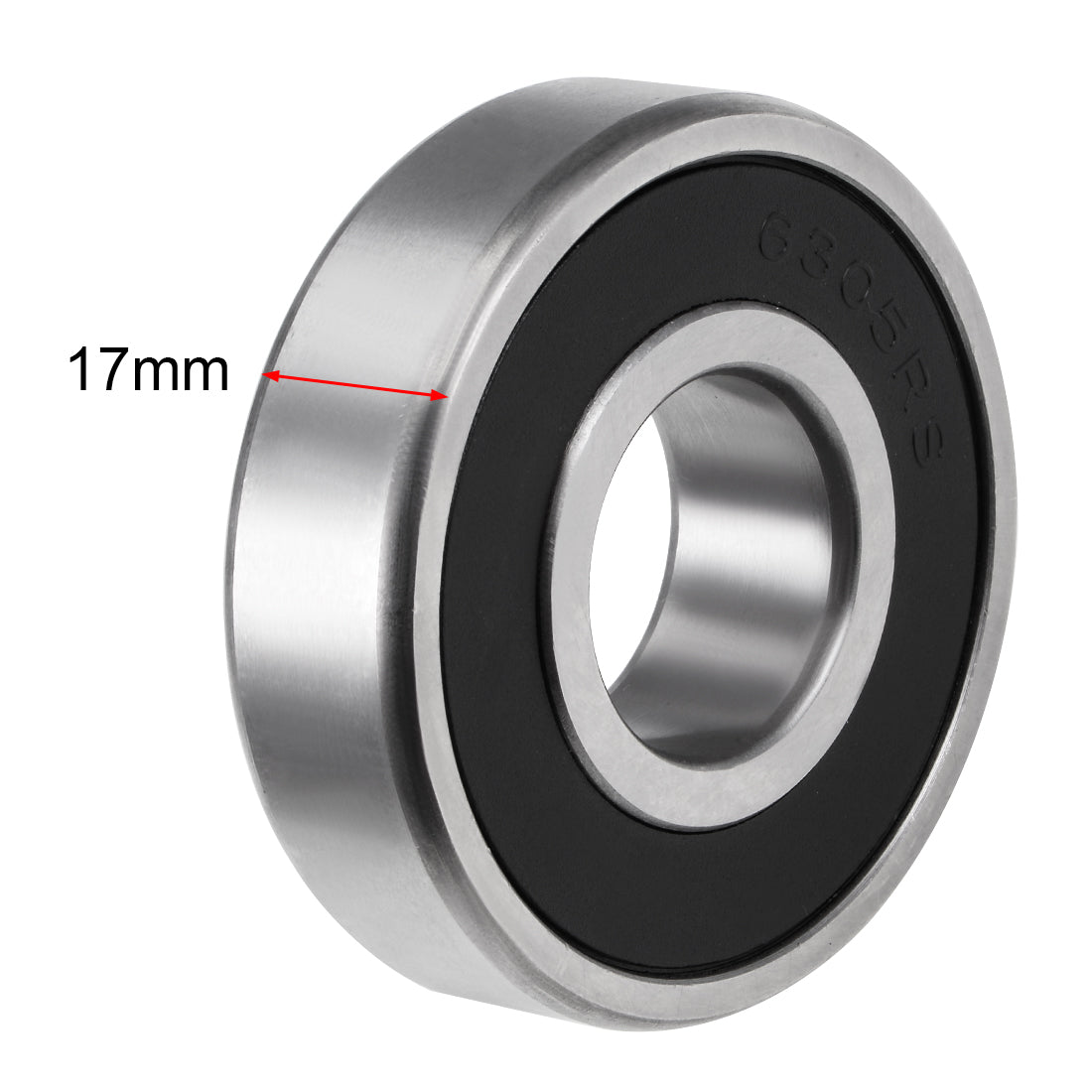 uxcell Uxcell Deep Groove Ball Bearings Metric Double Sealed Chrome Steel ABEC-3 Z1