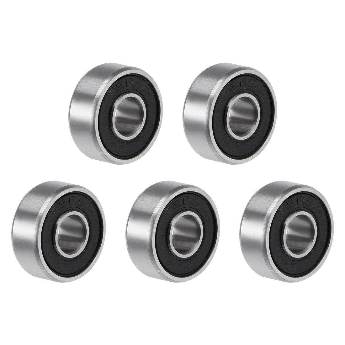 uxcell Uxcell Deep Groove Ball Bearing Double Sealed ABEC-3 Bearings