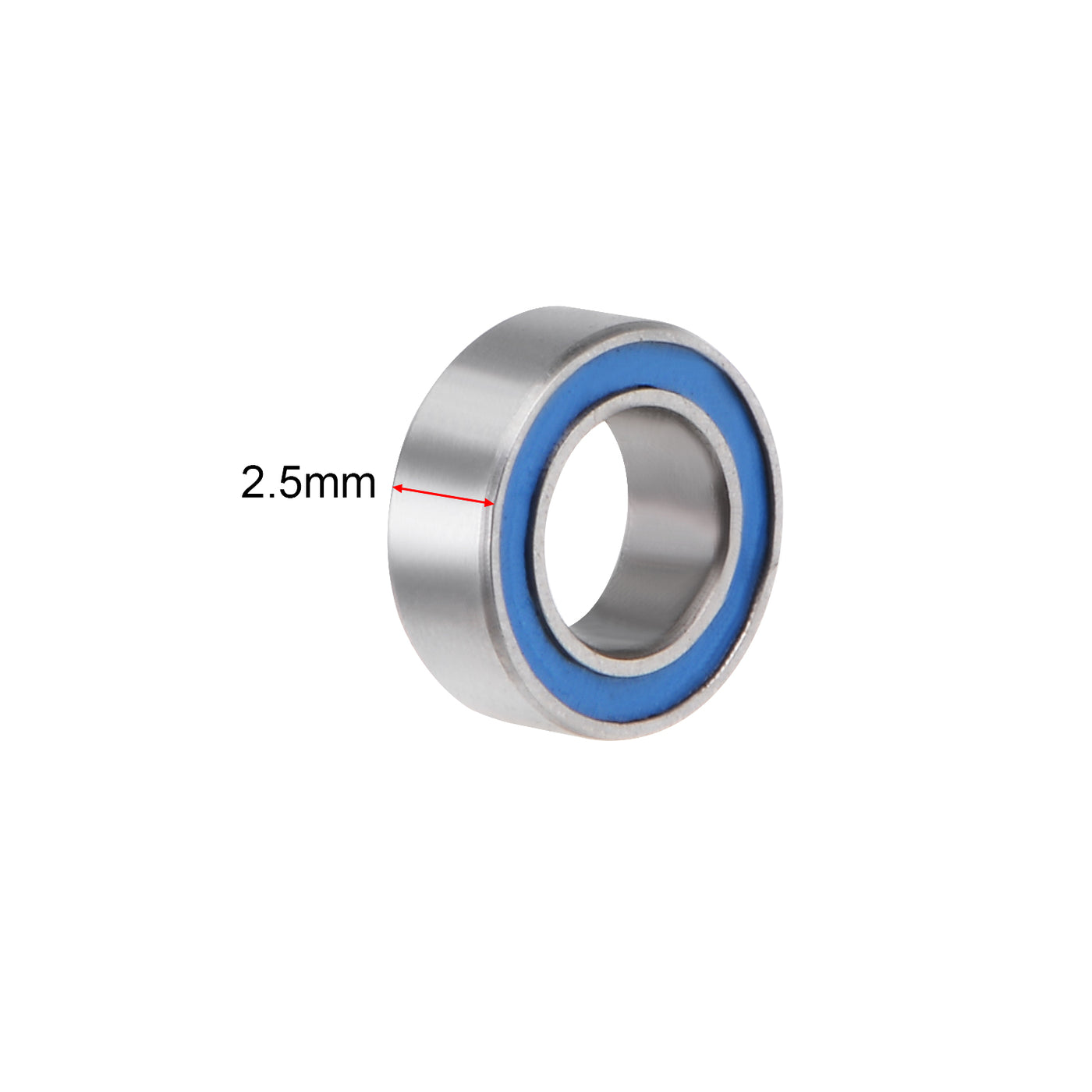 uxcell Uxcell Ball Bearing Double Sealed ABEC-3 Bearings Blue Covers