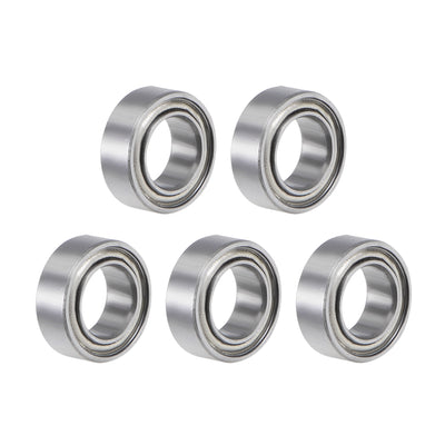 Harfington Uxcell Deep Groove Ball Bearings Metric Double Shielded Chrome Steel P6 Z1