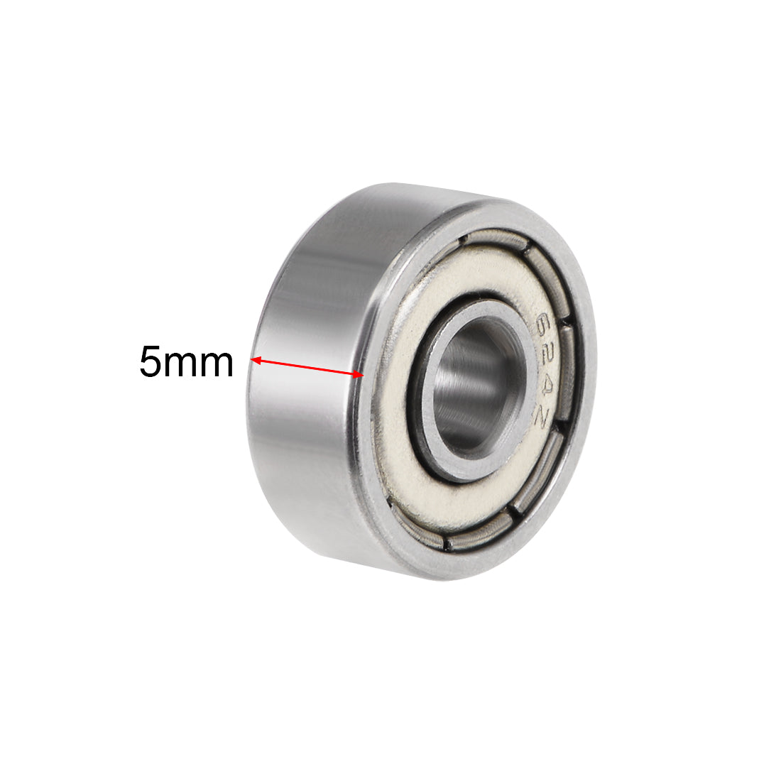 uxcell Uxcell Deep Groove Ball Bearings Metric Double Shielded Chrome Steel ABEC3 Z1