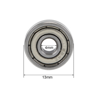 Harfington Uxcell Deep Groove Ball Bearings Metric Double Shielded Chrome Steel ABEC3 Z1