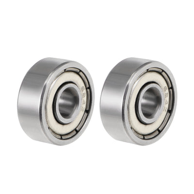 Harfington Uxcell Deep Groove Ball Bearings Metric Double Shielded Chrome Steel ABEC3 Z1