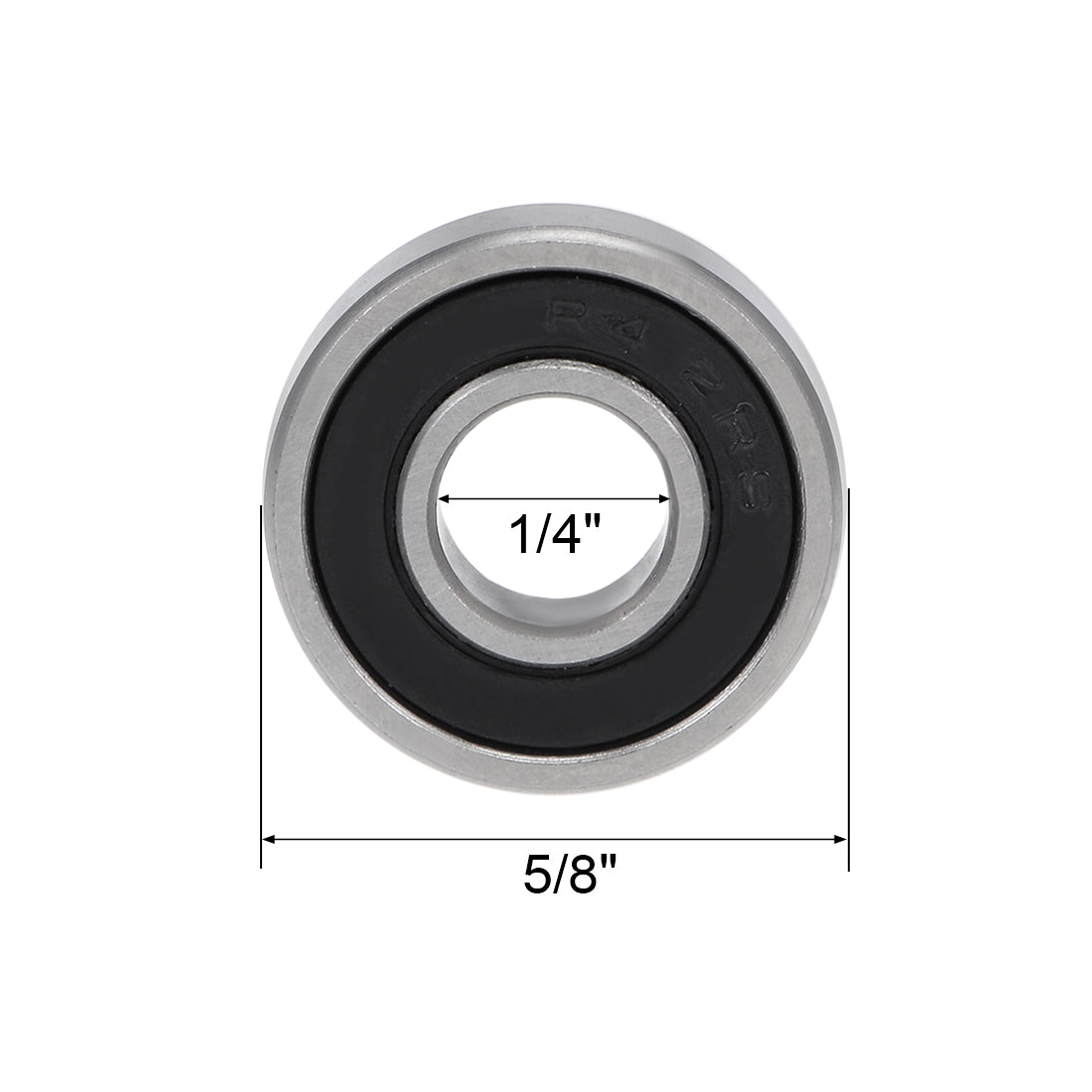 uxcell Uxcell Deep Groove Ball Bearing Double Sealed ABEC-3 Bearings