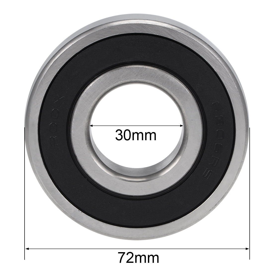 uxcell Uxcell Deep Groove Ball Bearings Metric Double Sealed Chrome Steel ABEC-3 Z1