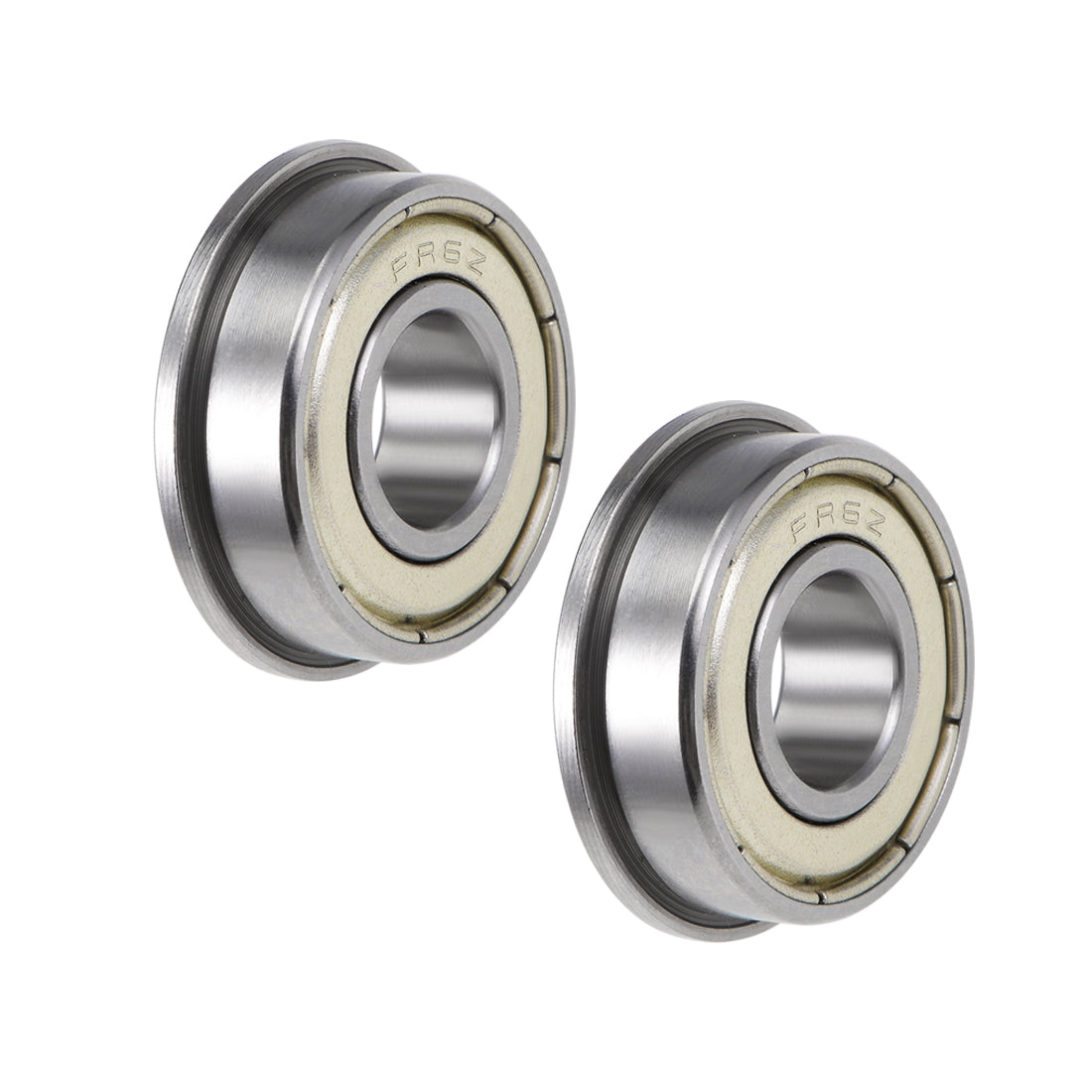 uxcell Uxcell Flange Deep Groove Ball Bearings Inch Double Shielded Chrome Steel