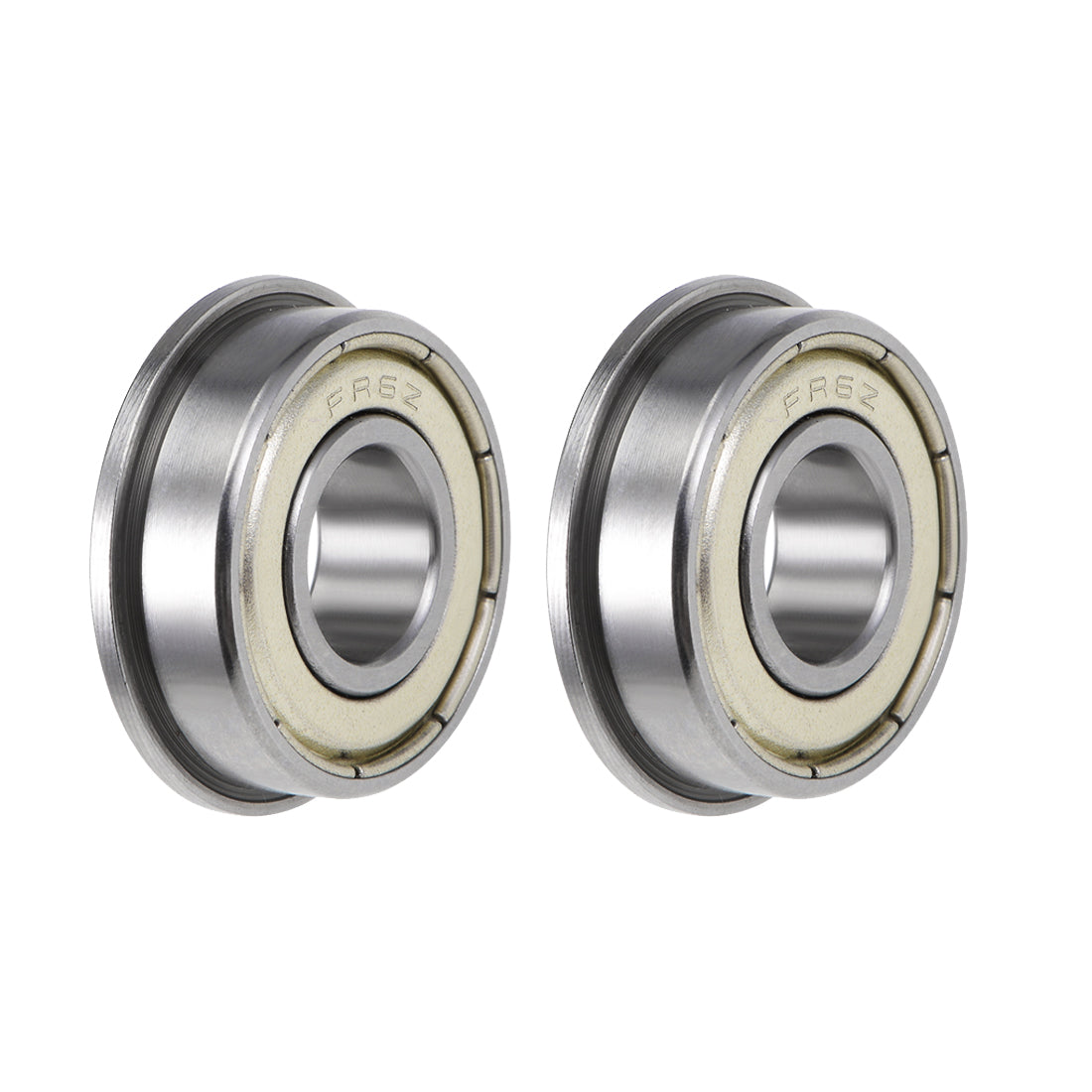 uxcell Uxcell Flange Deep Groove Ball Bearings Inch Double Shielded Chrome Steel