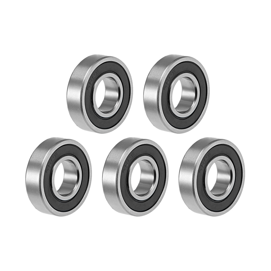 uxcell Uxcell Deep Groove Ball Bearing Double Sealed ABEC-3 Bearings