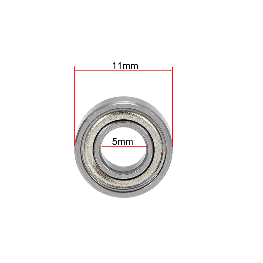 uxcell Uxcell Deep Groove Ball Bearings Metric Double Shielded Chrome Steel P6 Z1