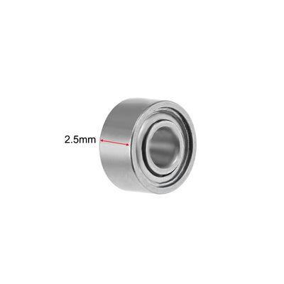 Harfington Uxcell Deep Groove Ball Bearings Metric Double Shielded Chrome Steel P6 Z1