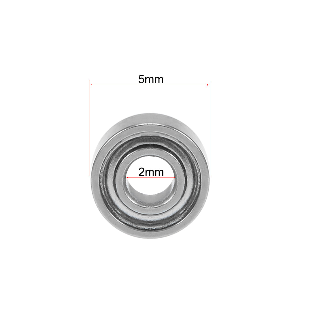 uxcell Uxcell Deep Groove Ball Bearings Metric Double Shielded Chrome Steel P6 Z1