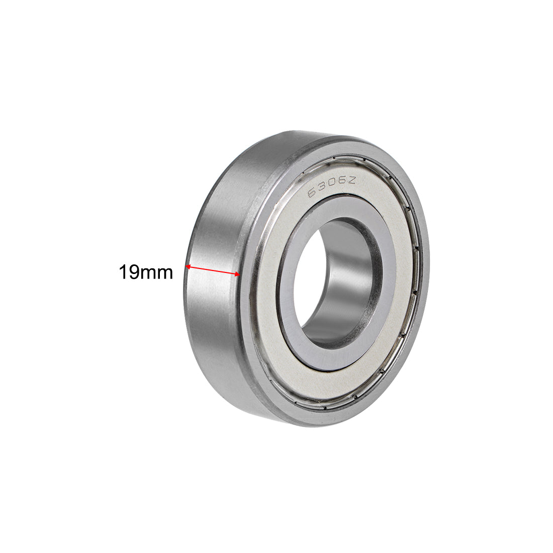 uxcell Uxcell Deep Groove Ball Bearings Metric Double Shielded Chrome Steel ABEC-3 Z1