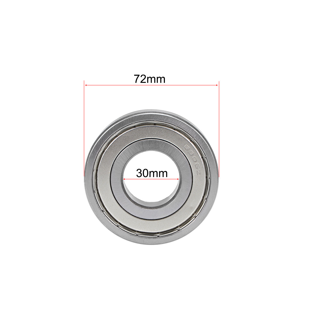 uxcell Uxcell Deep Groove Ball Bearings Metric Double Shielded Chrome Steel ABEC-3 Z1