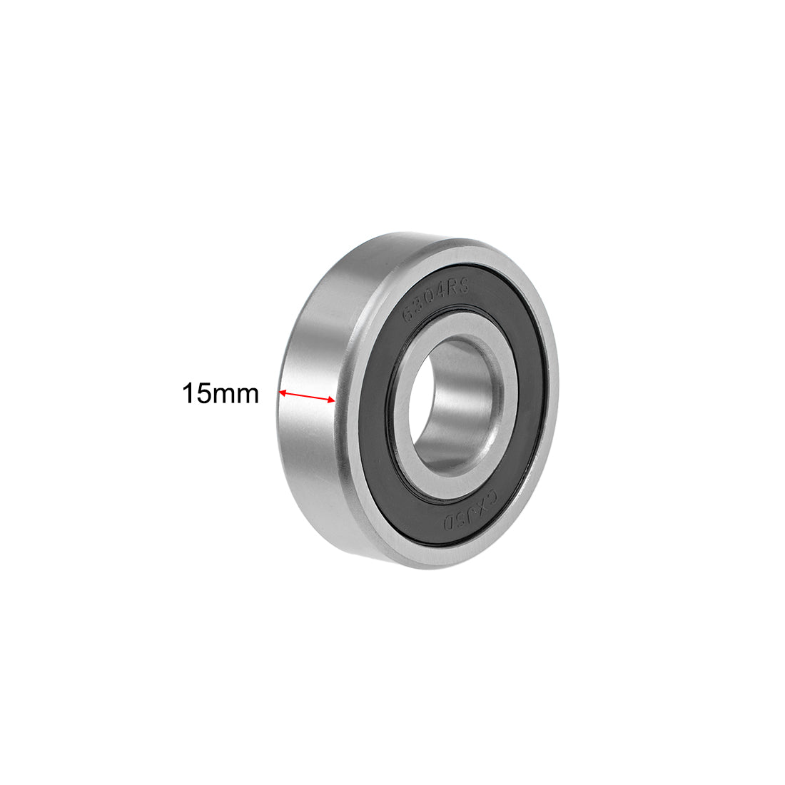 uxcell Uxcell Deep Groove Ball Bearing Double Sealed ABEC-3 Z1 Bearing